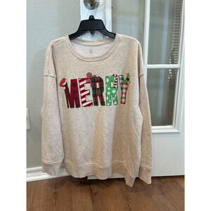 Holiday Time Christmas sweatshirt size XXL